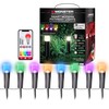 Monster Smart RGB+IC+WW Pathway LED Lights, 8 Individually Controlled Dimmable
