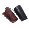 MioCloth Faux Leather Arm Guards Wristband, Medieval Gauntlet Viking Cosplay