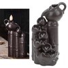 Waterfall Incense Burner Teapot Design Serene Ambience Relieve Anxiety Aid