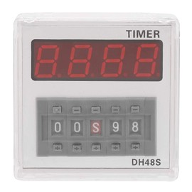 220V 8 Pin Digital Display Relay LCD Digital Timer for Timing Delay Control DH48S-2Z