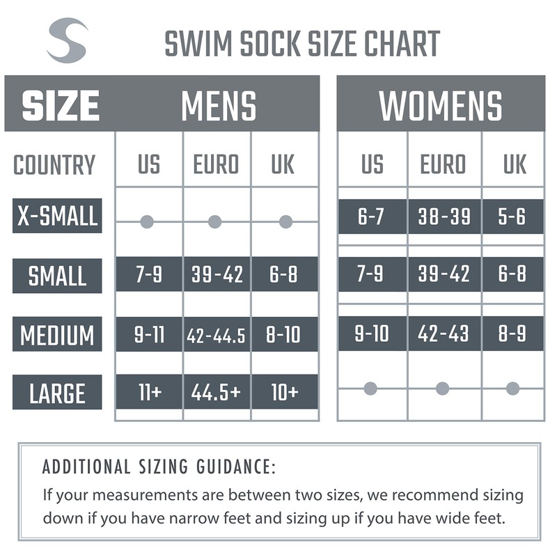 Synergy Swim Socks Neoprene Swim Booties (Black, Large)