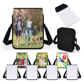 Geroosaty 2 Pack Sublimation Bags Sublimation Shoulder Bag Blanks Sublimation Shoulder Bag Sublimation Blank Bag for Birthday