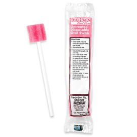 Sage Toothette Oral Swabs, Untreated - 1,000 swabs - Individually Wrapped Disposable Mouth Swab
