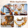 PATIKIL Fall Garland 5.7Ft/Piece, 2 Pack Artificial Autumn Foliage Garland