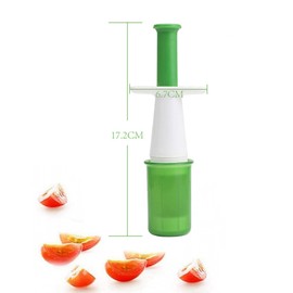 Strawberry Cherry Grape Cutter Tomato Cutter Fruit Vegetable Slicer Tomato Slice for Kids Auxiliary Safe Creative Simple and Portable Kitchen Fruit Cut Tool for Salad