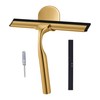 Gold Stainless Steel Shower Squeegee, Squeegee Shower with 1 Metal