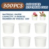 Nuenen 300 Pcs 8 oz Ice Cream Cups Disposable Summer