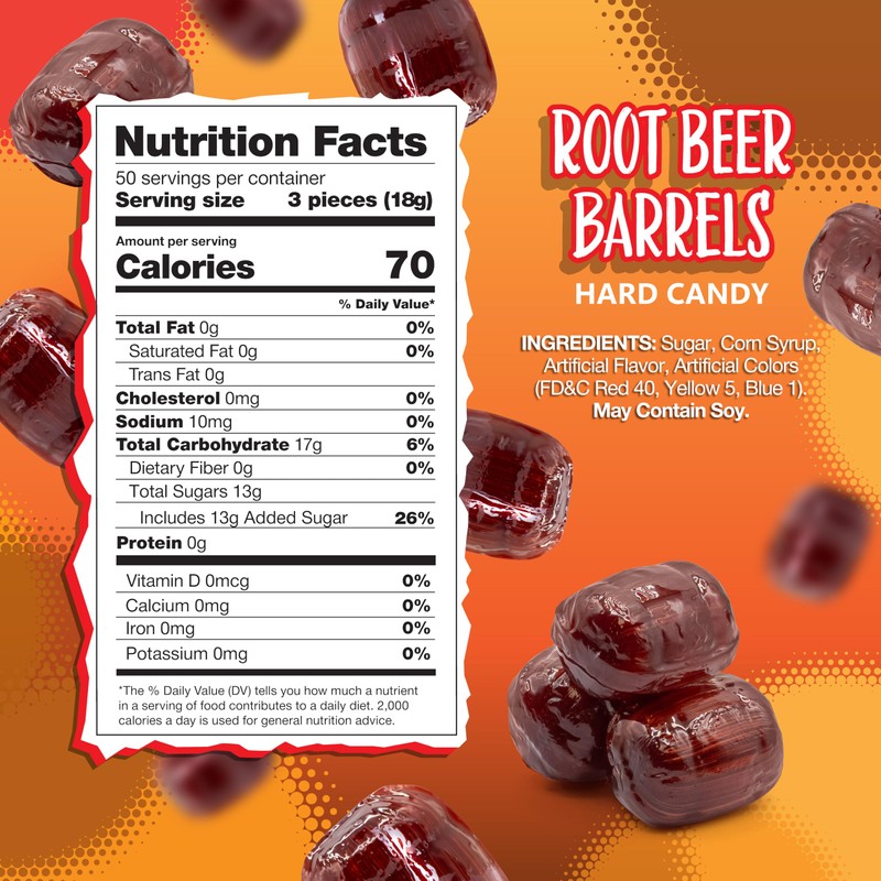 Root Beer Barrels | 2-Pound Bag | Classic Hard Candy