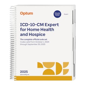2025 ICD-10 Expert for Home Health and Hospice with guidelines (Spiral)