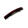 Gachipin® No-Slip Barrette, 2-Piece Corner Glossy Barrette (Black)