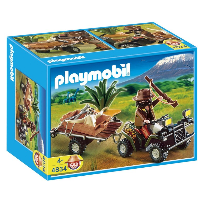 Playmobil 4834 Ranger with Quad Bike and Trailer