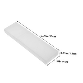 IWOWHERO Tongue Scraper Tool Box 6pcs Plastic Organizer Lock Portable Storage Box for Accessories Travel Case Brush Cover