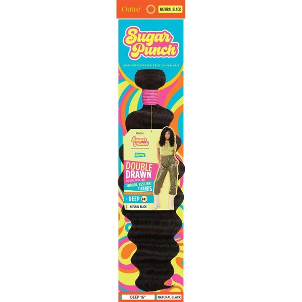 Sugar Punch 100% Unprocessed Remi Human Hair - Deep 10"