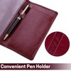 Aurya Leather Checkbook Covers for Personal Checkbook, Checkbook Holder with
