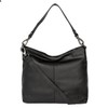zarolo Women's Leather Bag, Shopper Bag, Hobo Bag, Shoulder Bag,