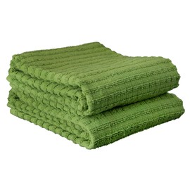 Ritz 012930 Royale Collection Solid Kitchen Towel Set, 2-Piece, Cactus