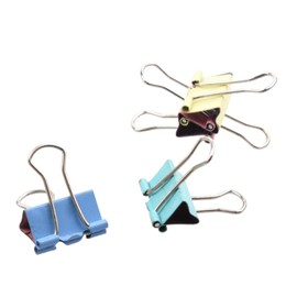 40pcs 19mm Colored Binder Clips Home Office School Teacher