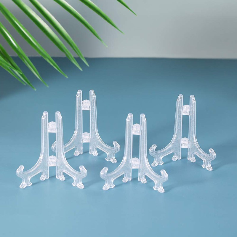 Plastic Plate Stand, Plate Stand, Photo Stand, Book Stand, Transparent,
