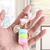Creative Key Pendant, Colourful Cute Macaroon Key Pendant Alloy Mini