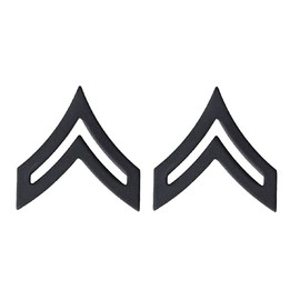 Uniform Accessories Unlimited Inc U.S. Army Black Metal Enlisted Rank (E-4 CORPORAL)