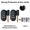 Guitar System 2.4 GHz, Rechargeable Audio Transmitter and Receiver, 90°