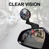 Blind Spot Mirrors，360 Degree Adjustable HD Universal Blindspot Mirror，HD Auxiliary