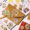 Navy Peony Historical Rome Travel Stickers (28pcs) - Gouache Style,