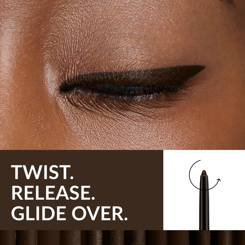 Avon Avon Glimmerstick Eyeliner Cosmic Brown, Soft-Glide Formula, Bold and