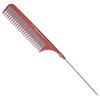 Hercules Saw C21 Red Toupier Pin Tail Comb 8.75 Carbon Comb, Pack