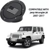 VEHITO Fuel Filler Door Cap Black Lock Gas Cover Cap