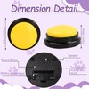 Pack of 5 Pet Communication Buttons, Dog Answer Buzzer Summer,