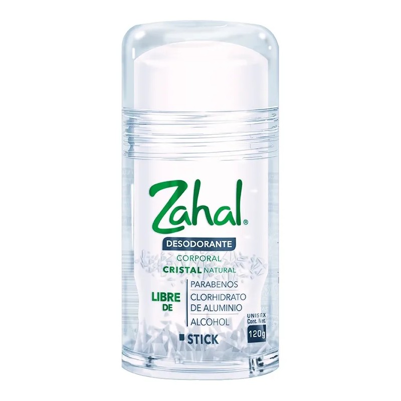 Desodorante Piedra de Alumbre Zahal Natural Stick 120 g Sin