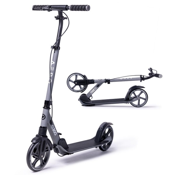 Aero Big Wheels Kick Scooter for Kids 8-12, Teens &