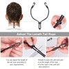 HX AURIZE Extra Long Mask Strap Extenders Adjustable Black 4