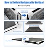 6 Pack Expandable Window Screen, 2 Way Sliding Adjustable Window
