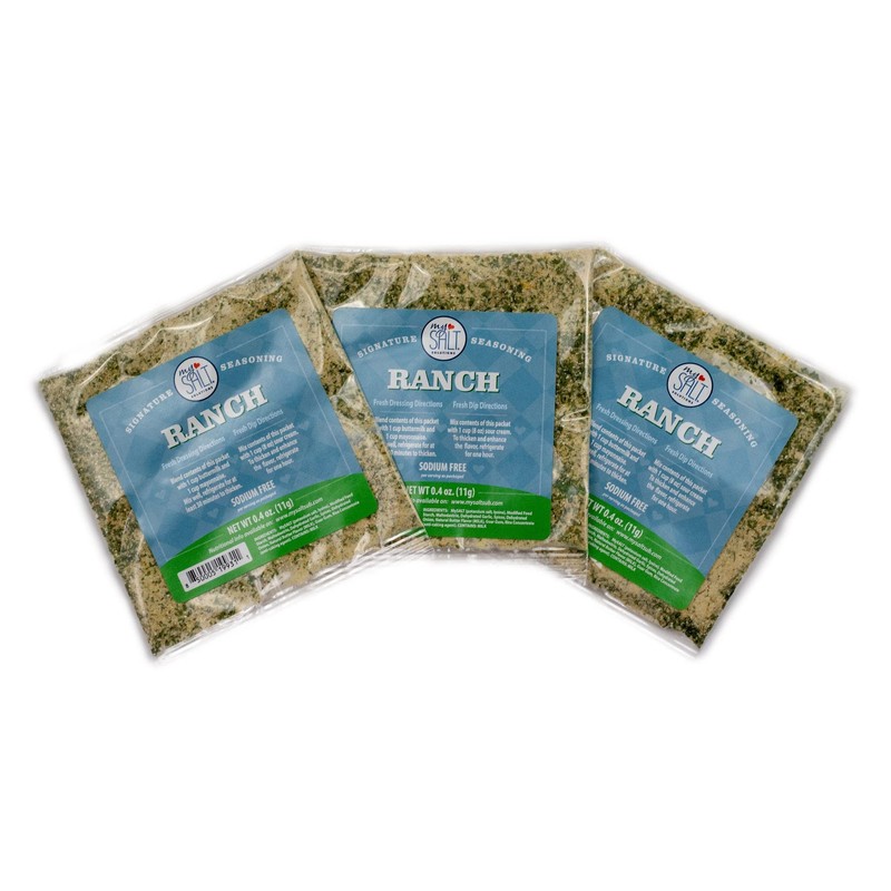 MySALT Ranch Dressing Mix – 5 Pack – Sodium-Free Seasoning