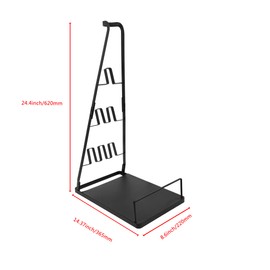 IZSOHHOME Universal Vacuum Stand,Storage-Stand-Docking-Station-Holder,Stable Metal Storage Bracket Stand Holder,Compatible with Dyson,Hoover, Eureka, Rainbow,Shop VAC and Most Vacuum(Black)