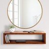 Kate and Laurel Holt Modern Floating Wood Wall Shelf, 30