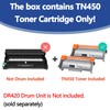 TN450 Toner Cartridge 2 Pack Compatible Replacement for Brother TN-450