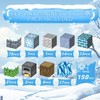 Sivomens 150PCS Magnetic Blocks, Magic Magnetic Building Blocks, Ice Themed