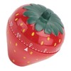 Gatuida Retro Strawberry Shaped Kitchen Timer Mechanical Countdown Device for