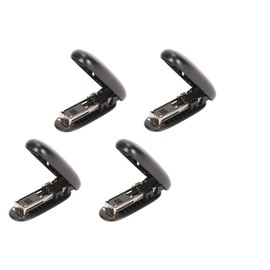 4pcs Mini Stapler Multipurpose 2 To 15 Sheets Capacity Foldable Office Desktop Stapler for Office School Black