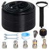 150FT Sewer Jetter Kit for Pressure Washer 5800PSI Drain Cleaner