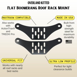 Overland Kitted Boomerang MaxTrax Mounts (Boomerang Mounts Only)