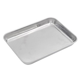 Aspire 304 Stainless Steel Tray Cookie Sheet Baking Pan, 10.5 Inch X 8 Inch X 1 Inch