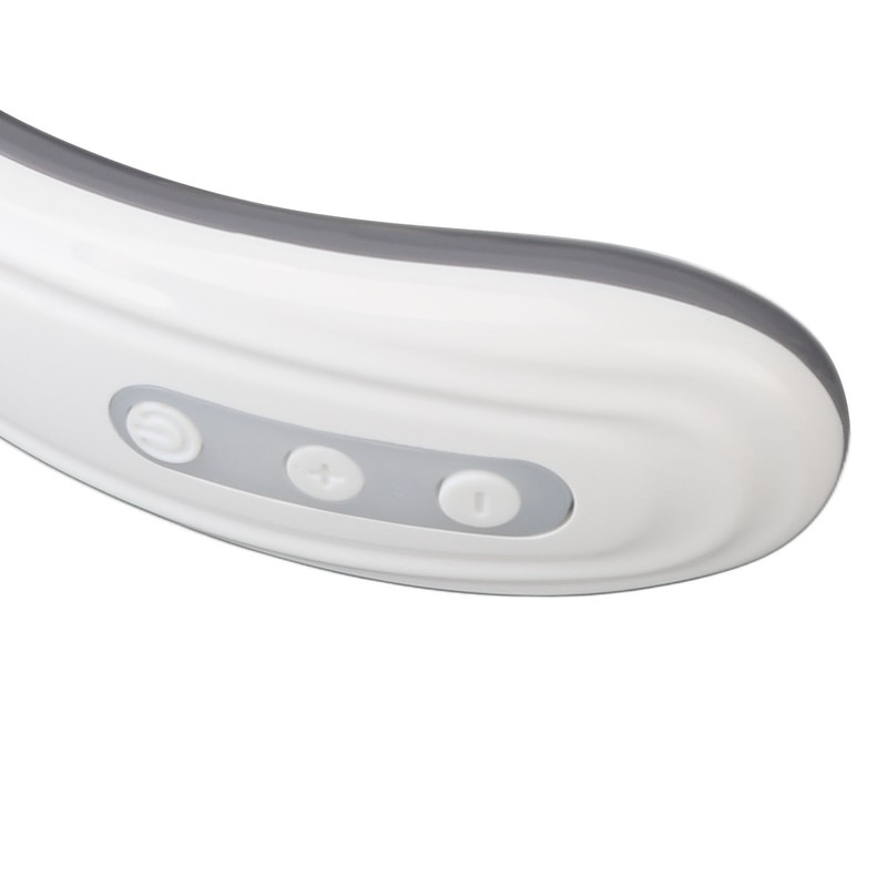 Heated TENS Neck Massager 9 Gears Vibration Rechargeable Electromagnetic Pulse