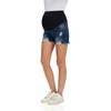 Foucome Women's Maternity Jean Shorts Fit Belly Denim Shorts Pregnancy
