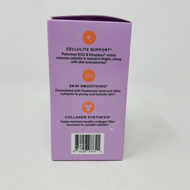 Lemme Smooth Cellulite Support Skin Smoothing 30 Caps Hyaluronic Acid
