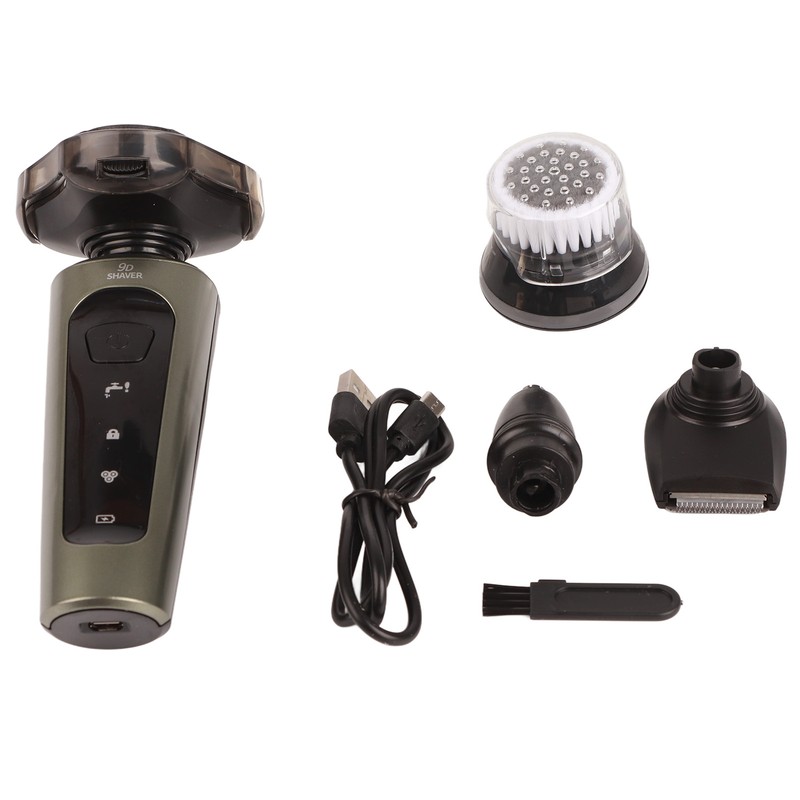 Electric Shaver Multifunctional Hair Clipper Face Cleaner Cleaning Brush for