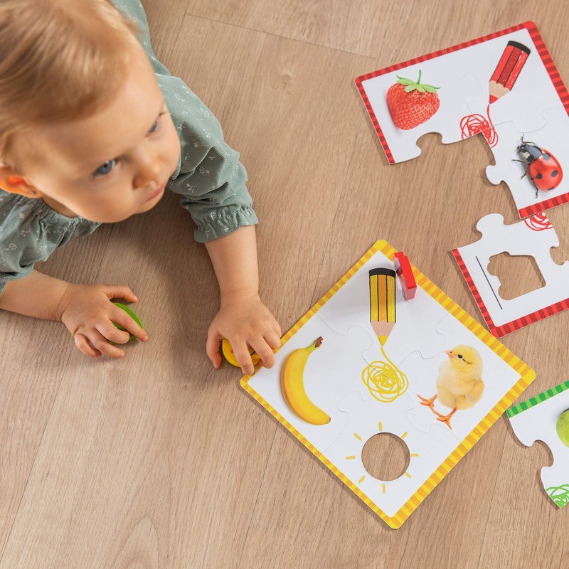 Goula 53475 Holzpuzzle, Mehrfarbig